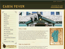 Tablet Screenshot of cabinfevertahoe.com